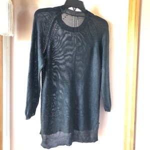 H&M black viscose sweater size S